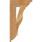Ekena Millwork Funston Traditional Rough Sawn Bracket, Western Red Cedar, 4"W x 14"D x 26"H BKT04X14X26FST01RWR - alternate 3